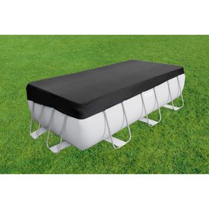 Produktbild für Poolabdeckung Bestway 58232, aus PVC, schwarz, mit Spannseil