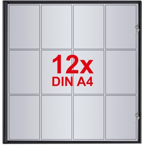 Produktbild für Schaukasten Showdown-Displays Economy, schwarz, innen