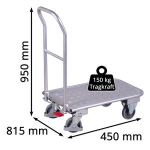 Produktbild für Transportwagen VARIOfit ap-450.803, aus Aluminium