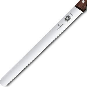 Produktbild für Schinkenmesser Victorinox Wood, Wellenschliff