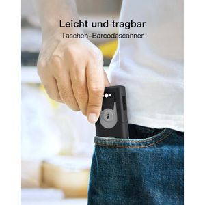 Produktbild für Barcode-Scanner Inateck BCST-43_gray, kabellos