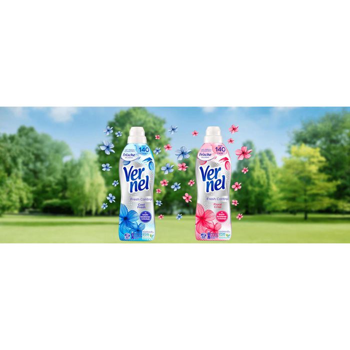 Vernel Weichspüler Fresh Control Cool Fresh, 800 ml, 32 Waschladungen ...