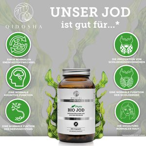 Produktbild für Jod Qidosha Phyto, 365 Kapseln, BIO