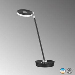 Produktbild für Schreibtischlampe Fischer&amp;Honsel Dent, schwarz, LED, dimmbar