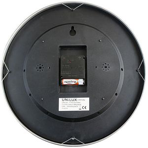 Produktbild für Wanduhr Unilux Station, Metall, analog, Funkuhr