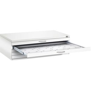 Produktbild für Planschrank CP-Möbel Serie 7200-000, verkehrsweiß, DIN A0