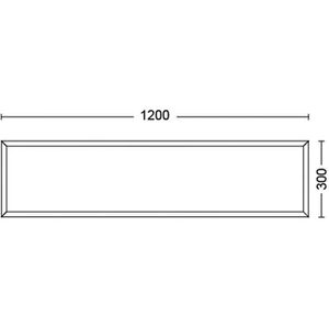 Produktbild für LED-Panel Philips ProjectLine, weiß, 120 x 30 cm
