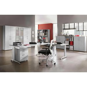 Produktbild für Aktenschrank Hammerbacher Basic, aus Holz