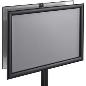 Produktbild für Infoständer Böttcher-AG Classic aus Aluminium, schwarz, A3