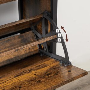 Produktbild für Schuhschrank Vasagle LBS800B01, vintage braun