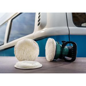 Produktbild für Polierhaube Bosch 2609256049, Lammwolle, Klett