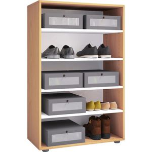 Produktbild für Schuhregal VCM Lona XL, aus Holz