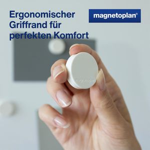 Produktbild für Magnete Magnetoplan Ergo Medium, weiß
