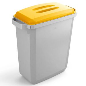 Produktbild für Mülleimer Durable Durabin VEH2012026, grau/gelb