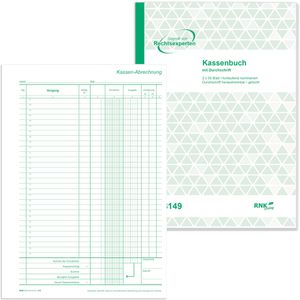 Kassenbuch RNK 3149, für Kleinunternehmer, A4