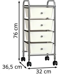 Produktbild für Schubladenwagen vidaXL 320399, mit 4 Schubladen
