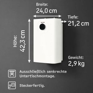 Produktbild für Warmwasserspeicher STIEBEL-ELTRON SNU 5 Plus drucklos, 5 Liter
