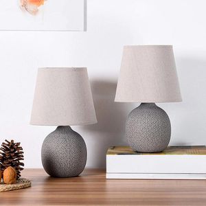 Produktbild für Tischlampe BRUBAKER mit E14-Fassung
