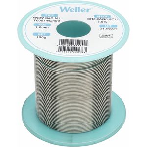 Lötzinn Weller T0051402499, Flussmittel, bleifrei