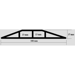 Produktbild für Kabelbrücke EHA 41600, 2 Kanal
