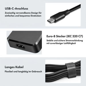Produktbild für Notebook-Netzteil LogiLink Slim Universal PA0414, 100 Watt