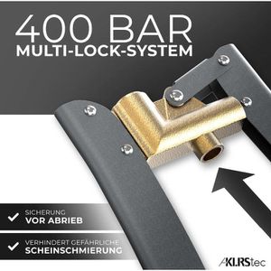 Produktbild für Fettpresse KLRStec X0-QRVC-BKYF, mit Mundstück