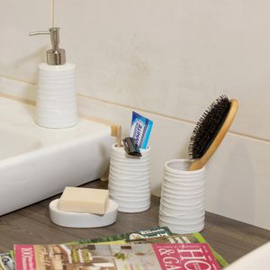 Produktbild für Badaccessoires-Set Zeller 18266, 4-teilig