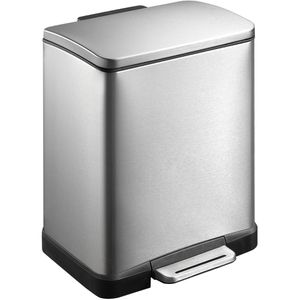 Mülleimer EKO E-Cube, VB 926830, matt silber