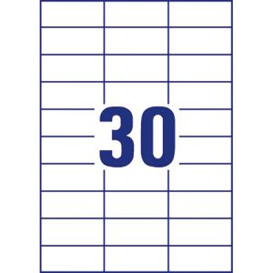 Produktbild für Universaletiketten Europe100 ELA047, weiß