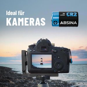 Produktbild für Fotobatterie Absina Lithium CR2