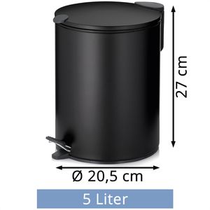 Produktbild für Mülleimer Kela Mats, 23702, schwarz