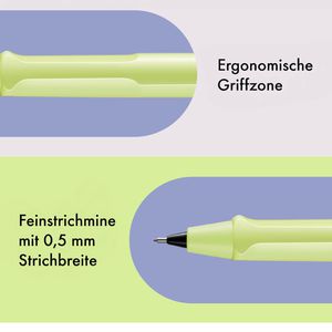 Produktbild für Druckbleistift Lamy safari 1D0 springgreen gelbgrün Kunststoff