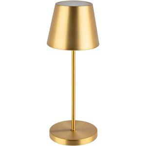 Produktbild für Tischlampe APS Merle 17008, gold, LED, warmweiß