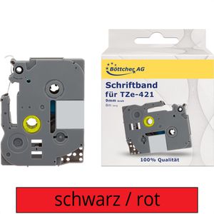 Schriftband Böttcher-AG für Brother TZe-421, 9mm