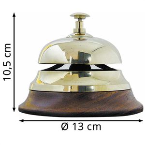 Produktbild für Tischglocke SEA-CLUB Tresenglocke, 7040, gold