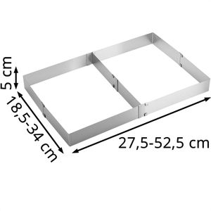 Produktbild für Backrahmen Westmark 31322260, mit Klemmung, aus Edelstahl
