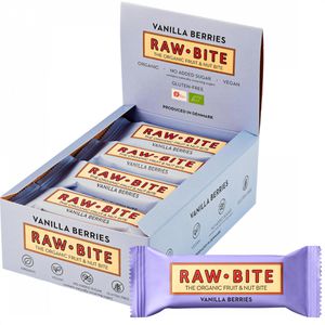 Fruchtriegel Raw-Bite Rohkost Vanilla Berries, BIO