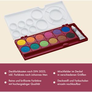 Produktbild für Farbkasten Lamy 1241262, aquaplus dunkelrot