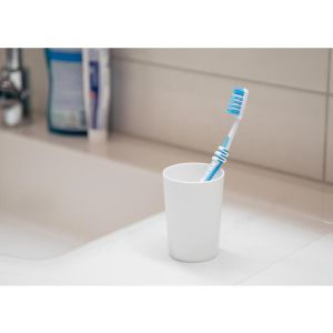 Produktbild für Zahnputzbecher Böttcher-AG Pure, weiß, aus Kunststoff