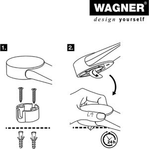 Produktbild für Türstopper Wagner-System EH-5116, Gummi / Metall
