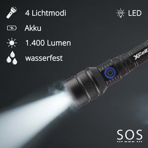 Produktbild für Taschenlampe XCell Lunalux PRO, LED, aufladbar