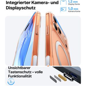 Produktbild für Handyhülle Torras Ostand Spin Series, MagSafe, transparent