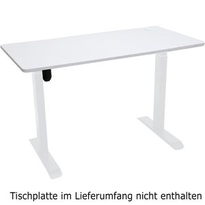 Produktbild für Schreibtischgestell LMG FYED-1-WS, weiß, 4 Memoryspeicher