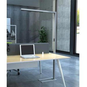 Produktbild für Stehlampe LEDmaxx Linus Up&amp;Down LED, silber, 195 cm