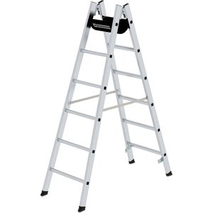 Stehleiter MUNK 33012, nivello-Leiterfüße, beidseitig begehbar