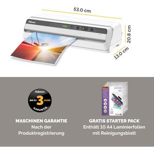 Produktbild für Laminiergerät Fellowes Jupiter, mit 6 Rollen, A3