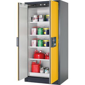 Gefahrstoffschrank asecos Q-Classic 90, 30044, mit 4 Fachböden