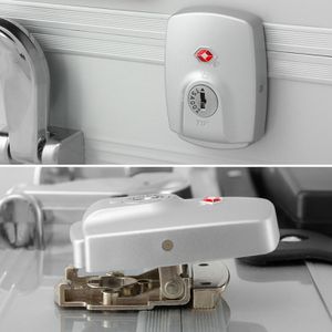 Produktbild für Pilotenkoffer anndora DK-202603, silber