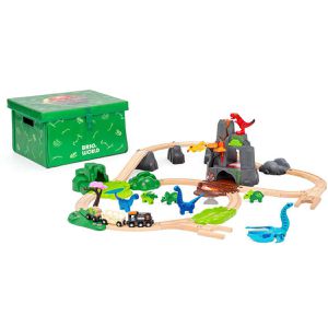 Produktbild für Spielzeugeisenbahn BRIO World Dinosaurier Deluxe Set