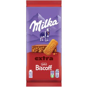 Tafelschokolade Milka Extra Lotus Biscoff